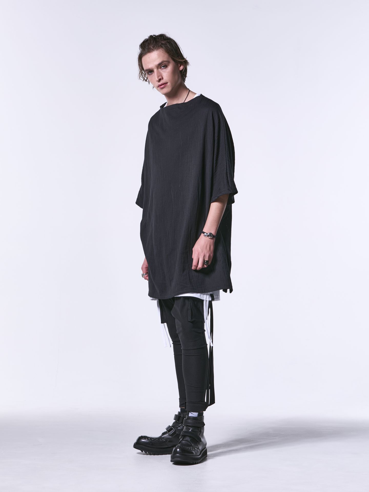 《予約品》 2Front-T / Tシャツ   / ブラック＆ホワイトブリント