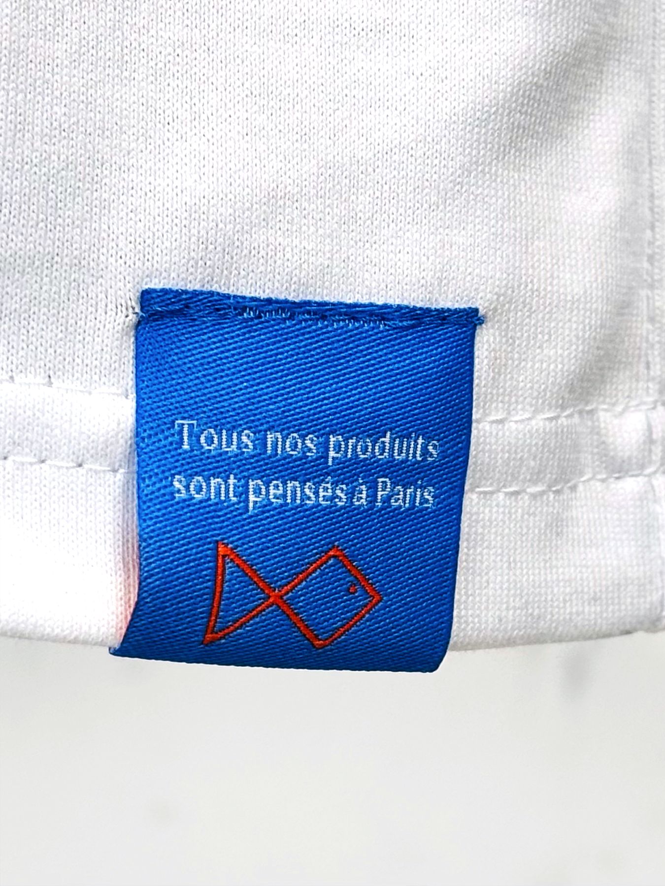 Tiphanie Stone T-Shirt / ホワイト×ブルー