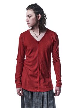 《予約品》 VelvetTP V-Neck Tシャツ PythonJQDJersey / Red 【kiryuyrik】 8月入荷予定