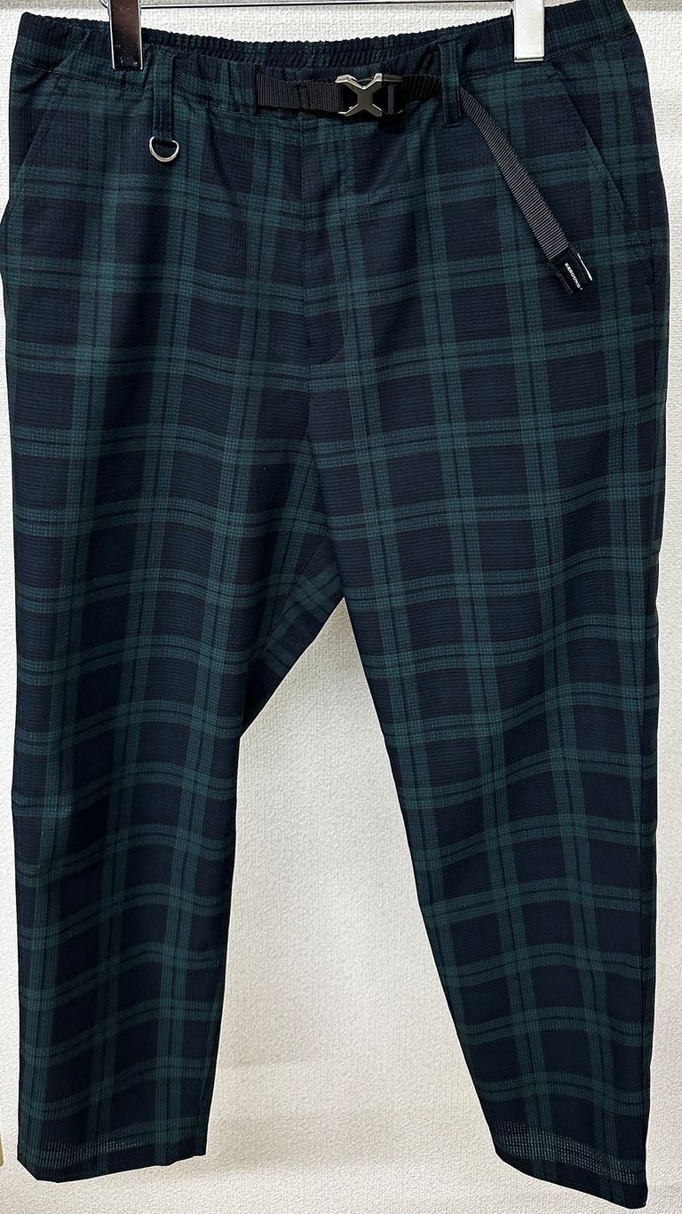 《予約品3月3日18：00締め》 PAT WIDE EASY PANTS / イージーパンツ / グレンチェック