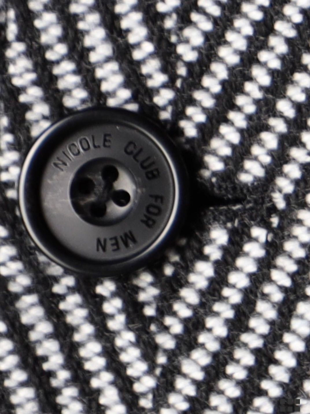 アラカルトハイブリットメルトン スタンドコート ヘリンボーン 【NICOLE CLUB FOR MEN】