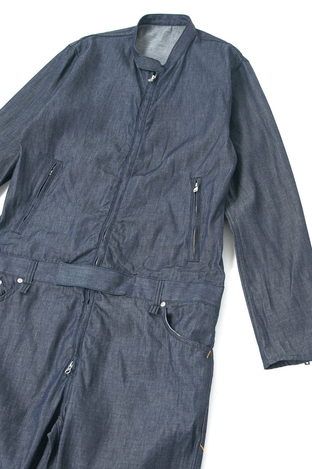 BULLET 6oz Organic Cotton Denim Single Riders Coveralls  / インディゴ 【STRUM】