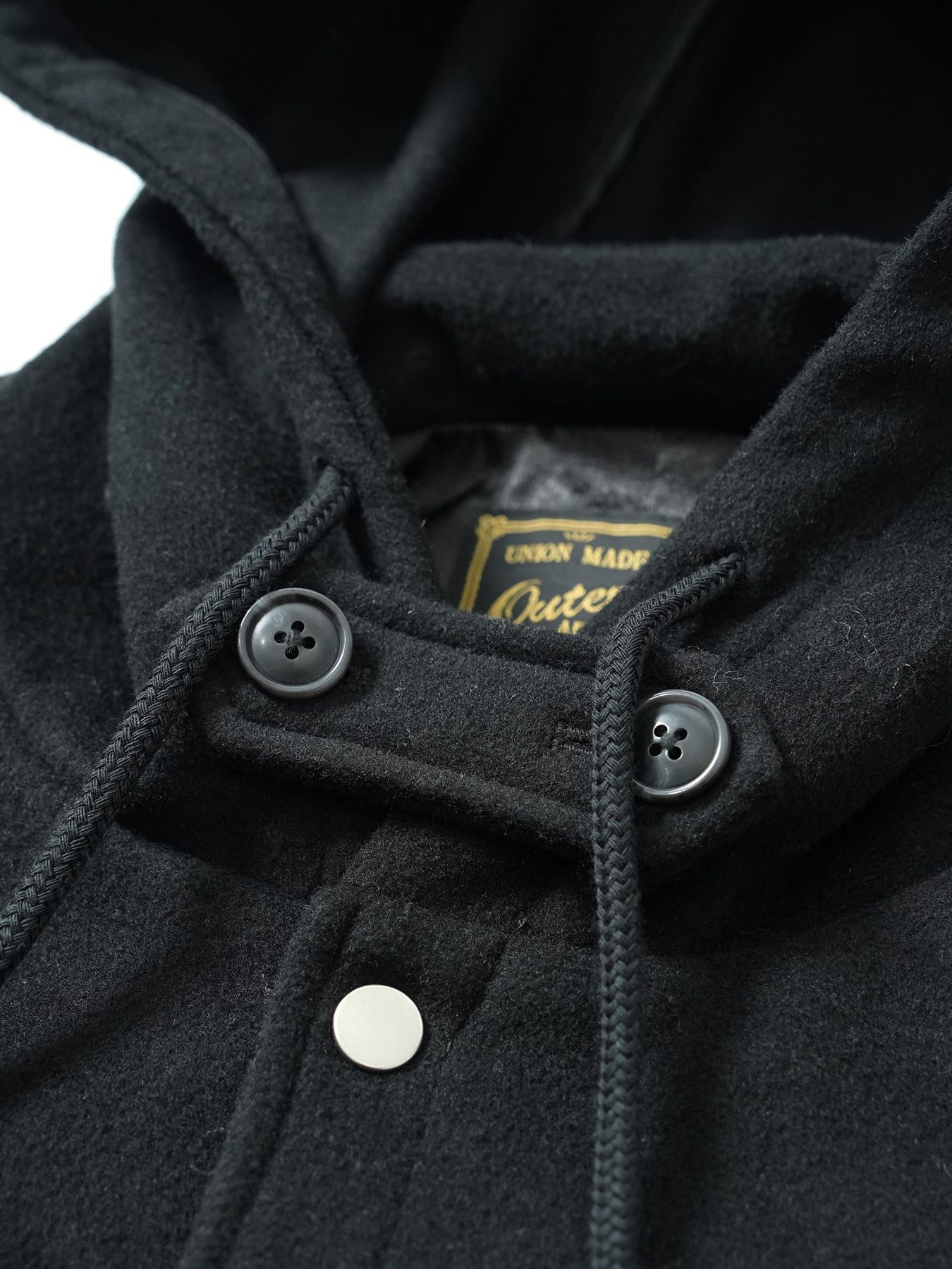 【予約品 5月27日(水) 締切】BURLY-COAT / フードコート / ブラック