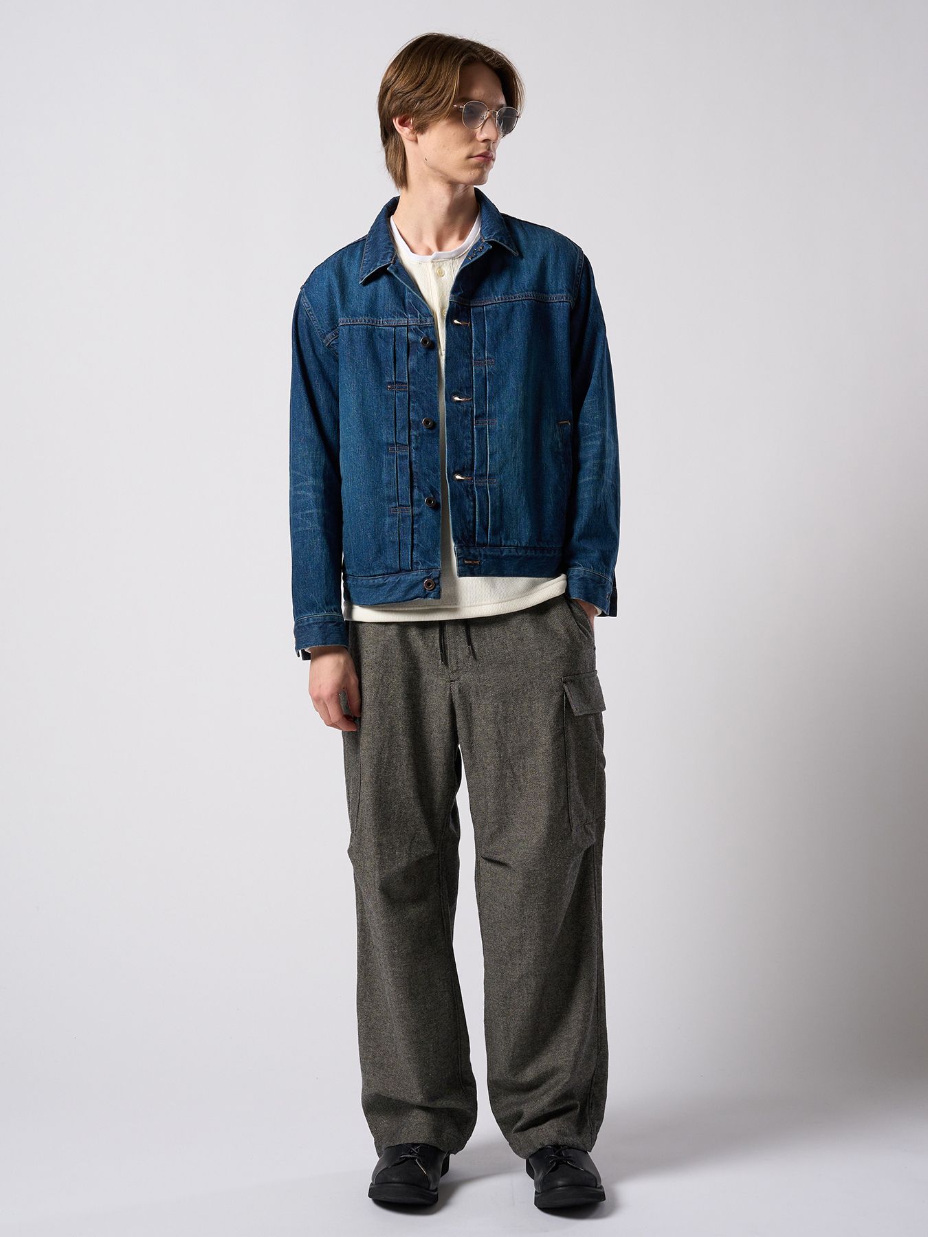 【予約品 4月19日(日) 18時締切】back boa thermal henley L/S / バックボア サーマル ヘンリーネック ロングスリーブ / ホワイト