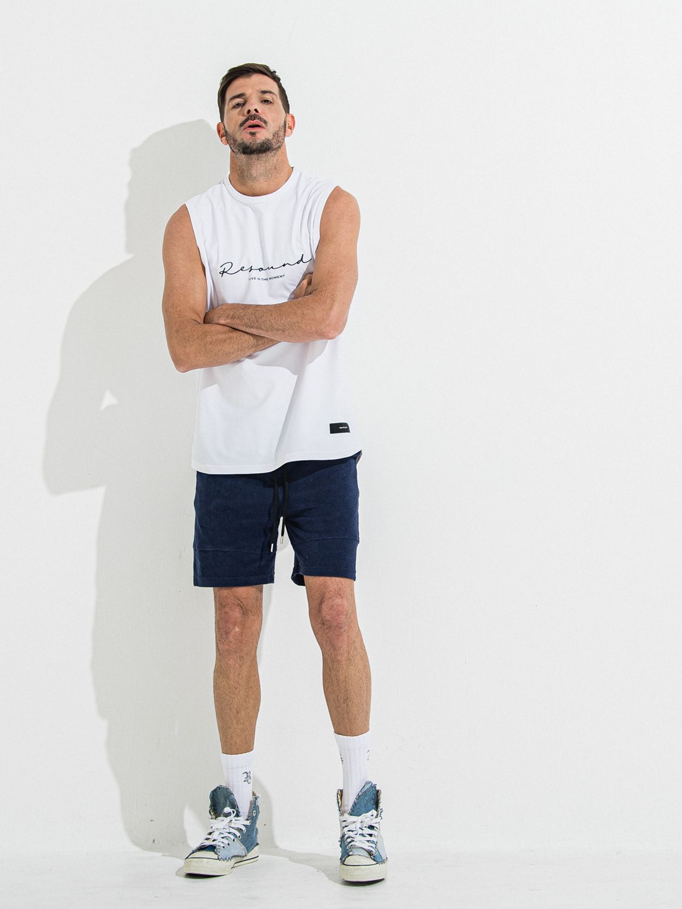 【予約品】TYLER PILE SHORTS / タイラーパイルショーツ / ネイビー