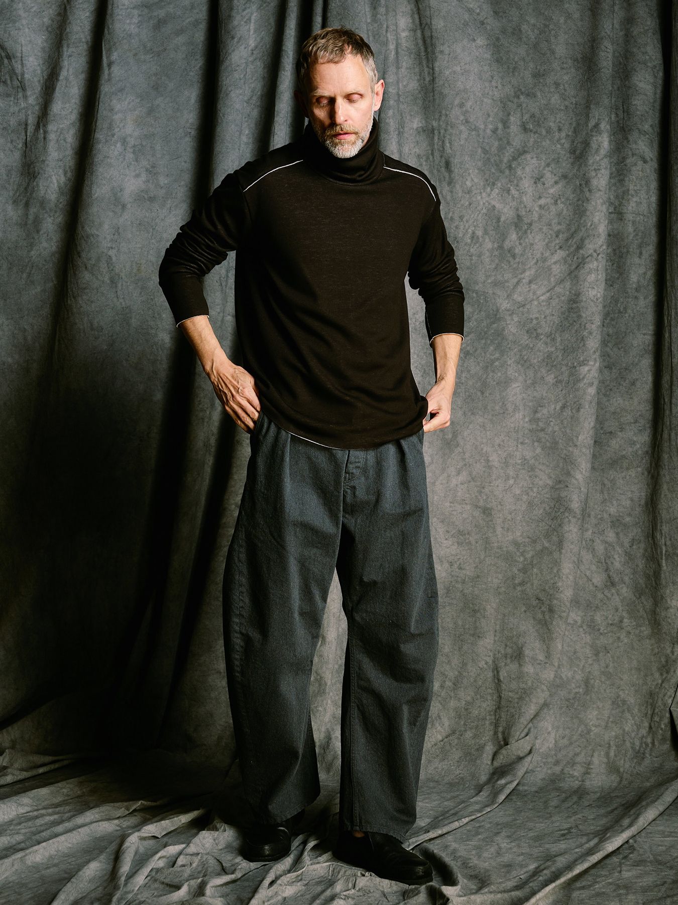 【予約品 4月19日(日) 18時締切】back boa cut-off highneck / バックボア カットオフ ハイネック/ ブラック