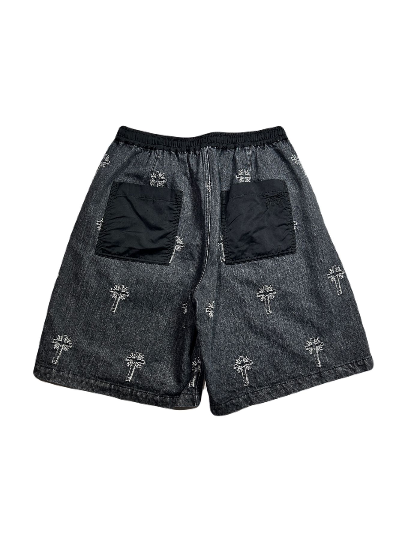 【予約品 8月10日(日) 締切 】CROSS JQ DENIM PT A / クロスジャガード デニムパンツ / クリスタル ブラック
