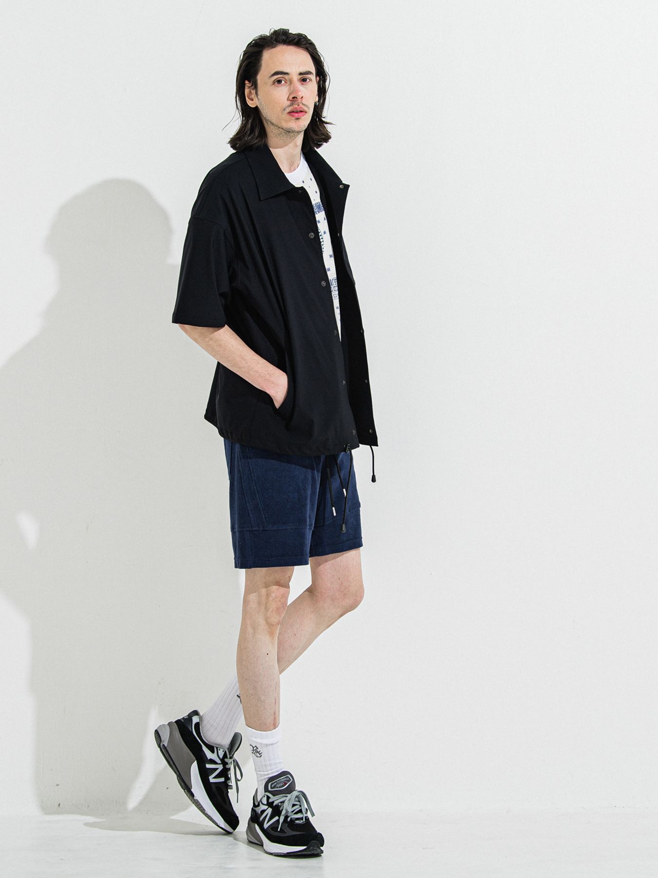 【予約品】TYLER PILE SHORTS / タイラーパイルショーツ / ネイビー