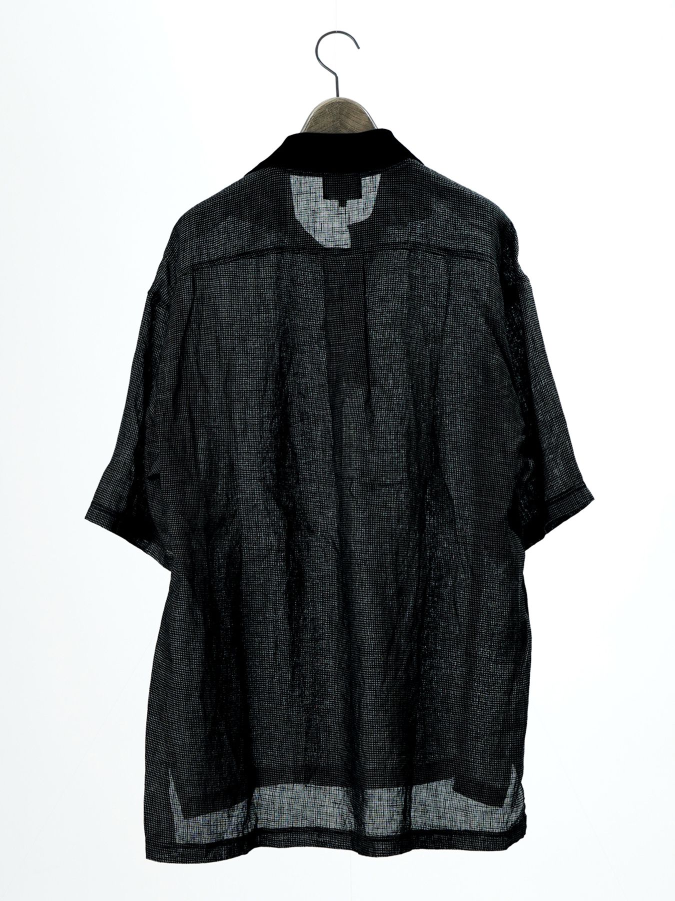 【予約品 11月23日(日) 締切】LINENSHEER POLO / リネン ポロシャツ / BLACK