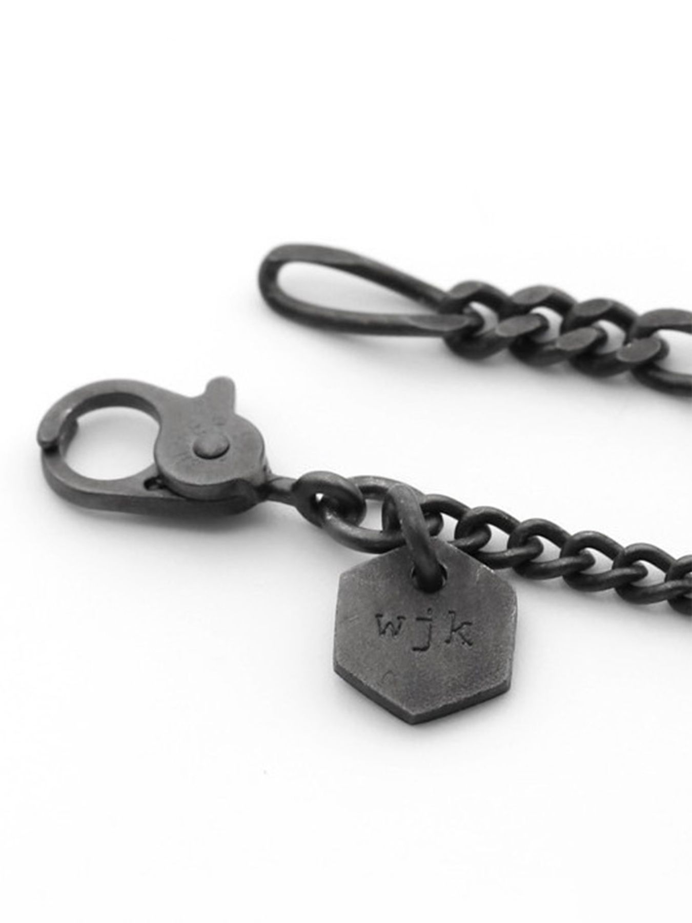 【予約品 9月23日(火) 締切】IVXLCDM ×wjk  slim chain bracelet / スリムチェーンブレスレット / ブラックコーティング