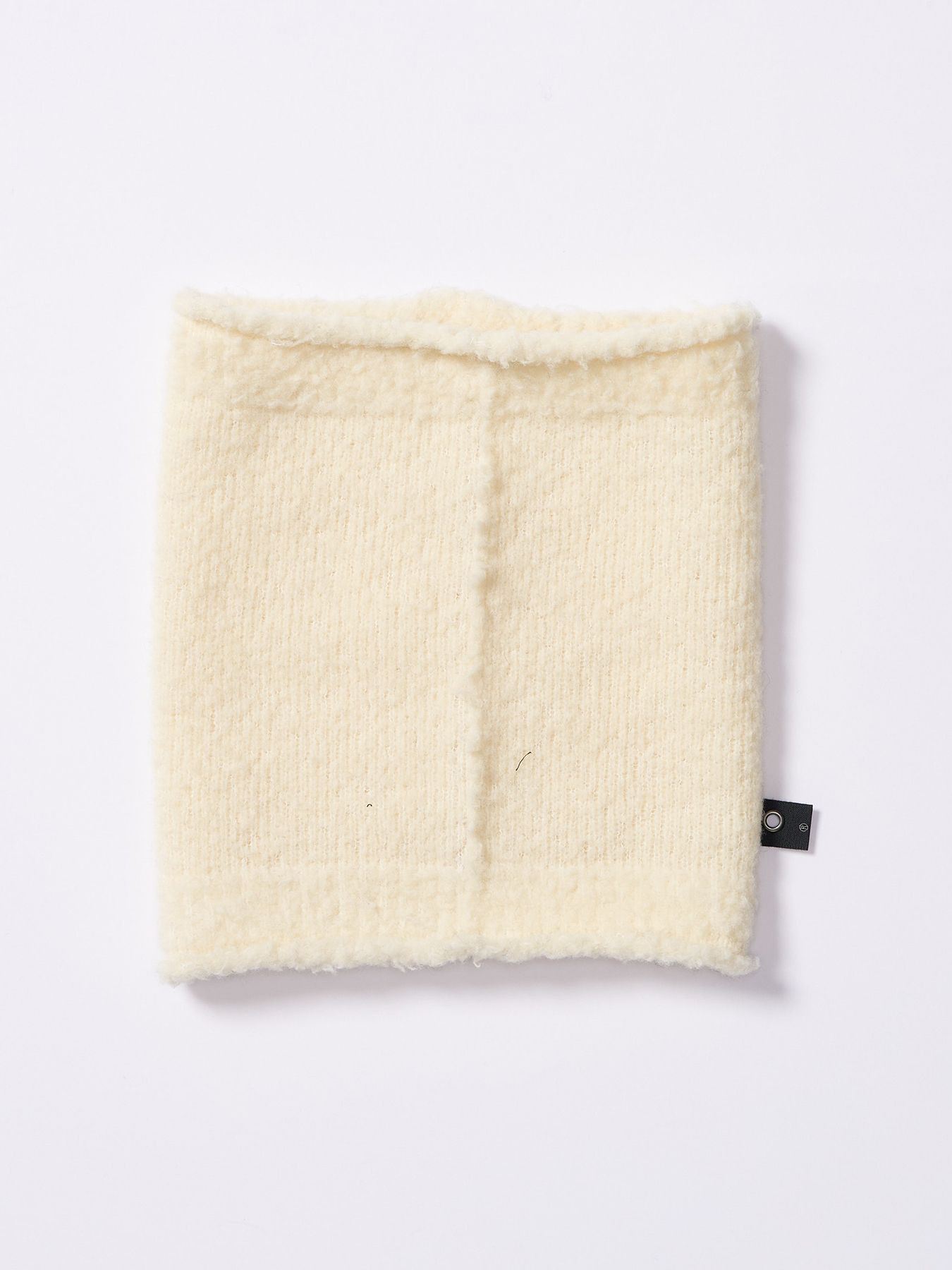 【予約品 4月19日(日) 18時締切】fancy yarn knit snood / ニットスヌード / チャコール