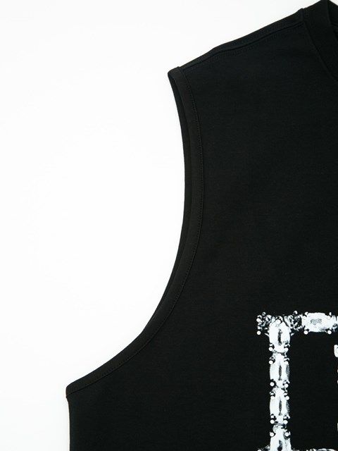 BOY CROSS MOTIFSLEEVELESS SHIRT / ノースリーブTシャツ / ブラック 【BOY LONDON】
