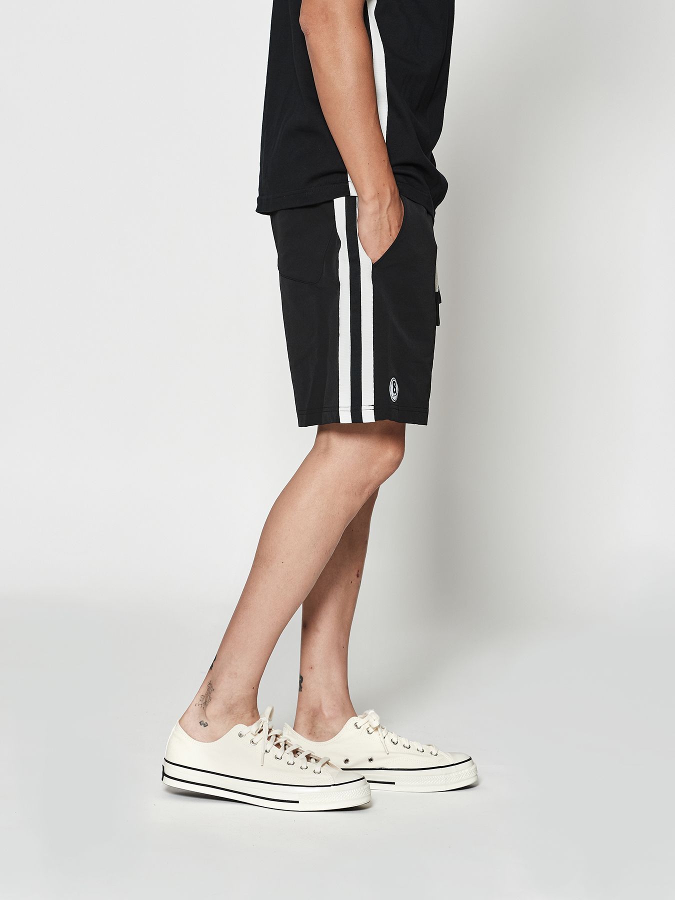 【予約品 10月9日(木) 締切】muta sweet shorts / ショートパンツ / ブラック【Acanthus × muta MARINE】