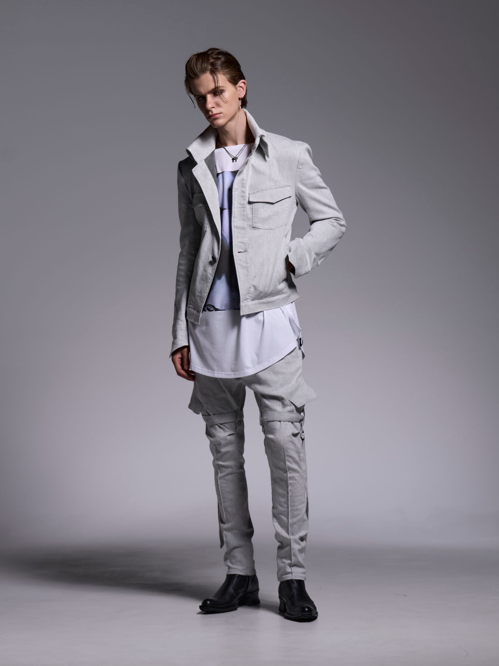 【予約品 1月4日(日) 締切】French Sleeve-T / フレンチスリーブTシャツ / ホワイト