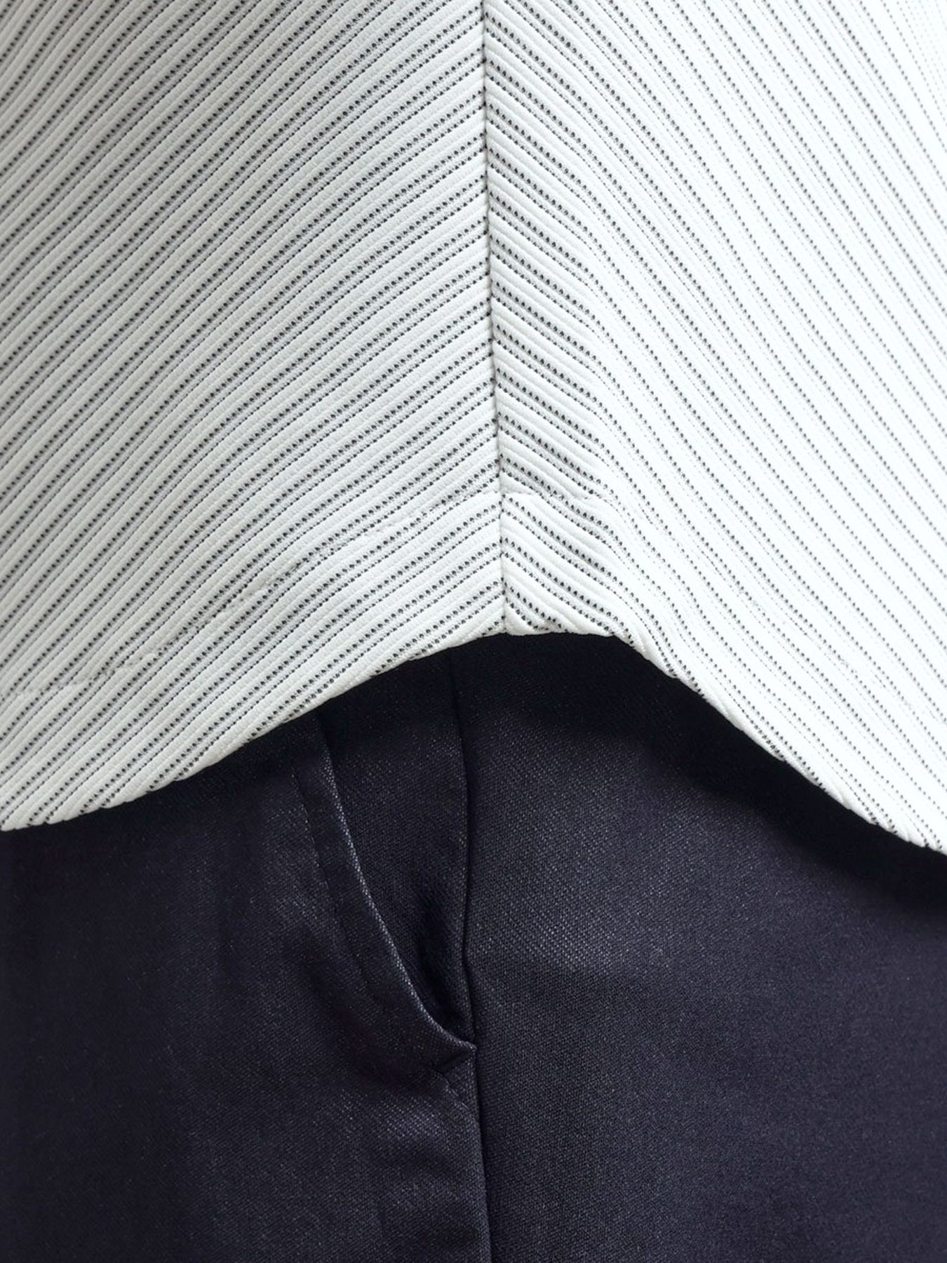 ブライトタックバイヤスレギュラーカラーシャツ / ホワイト 【HIDEAWAYS BLACK】