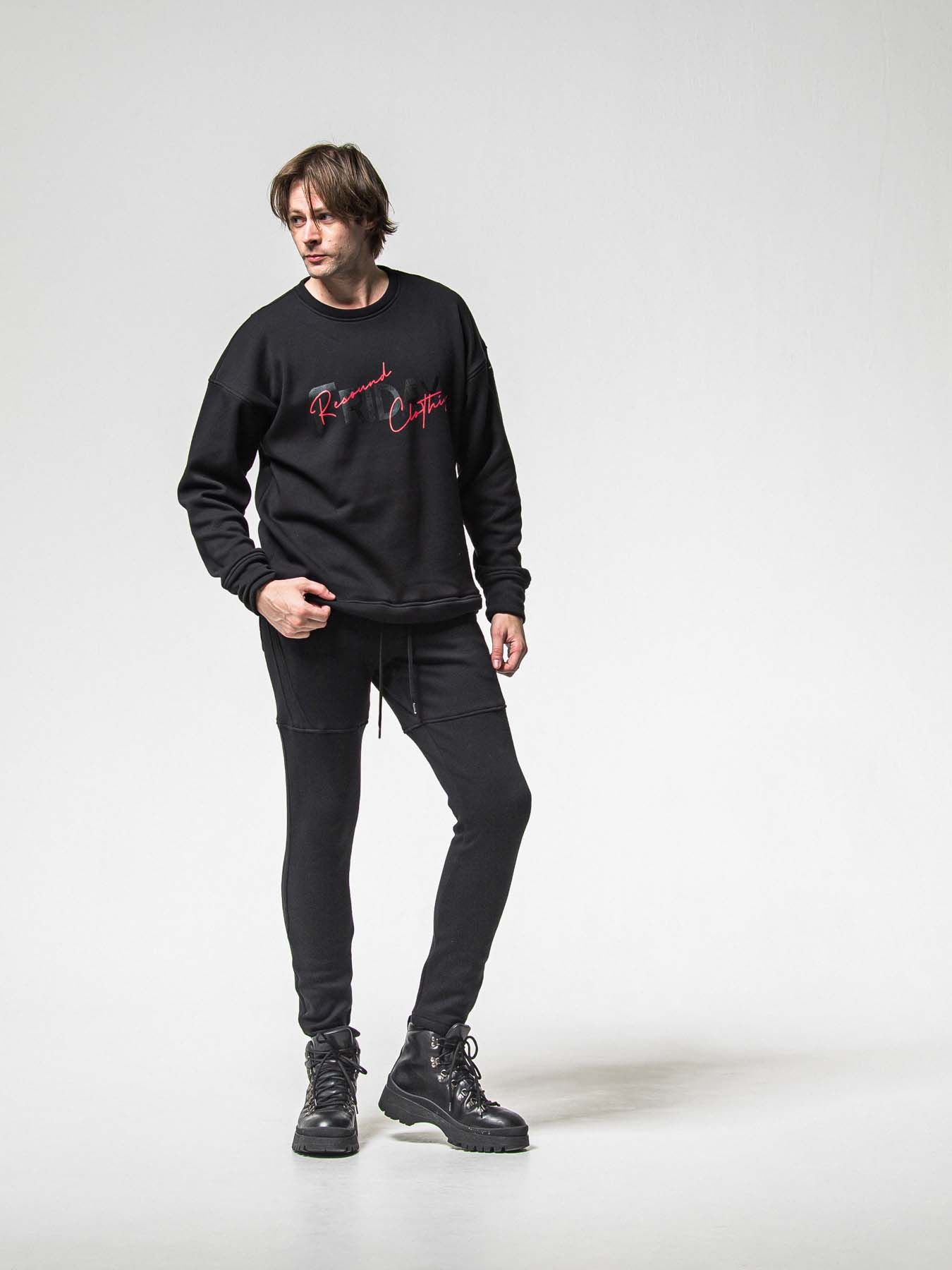 【予約品 】 VELOURS FLEECE TYLER PANTS / ベロアフリース タイラーパンツ / ブラック