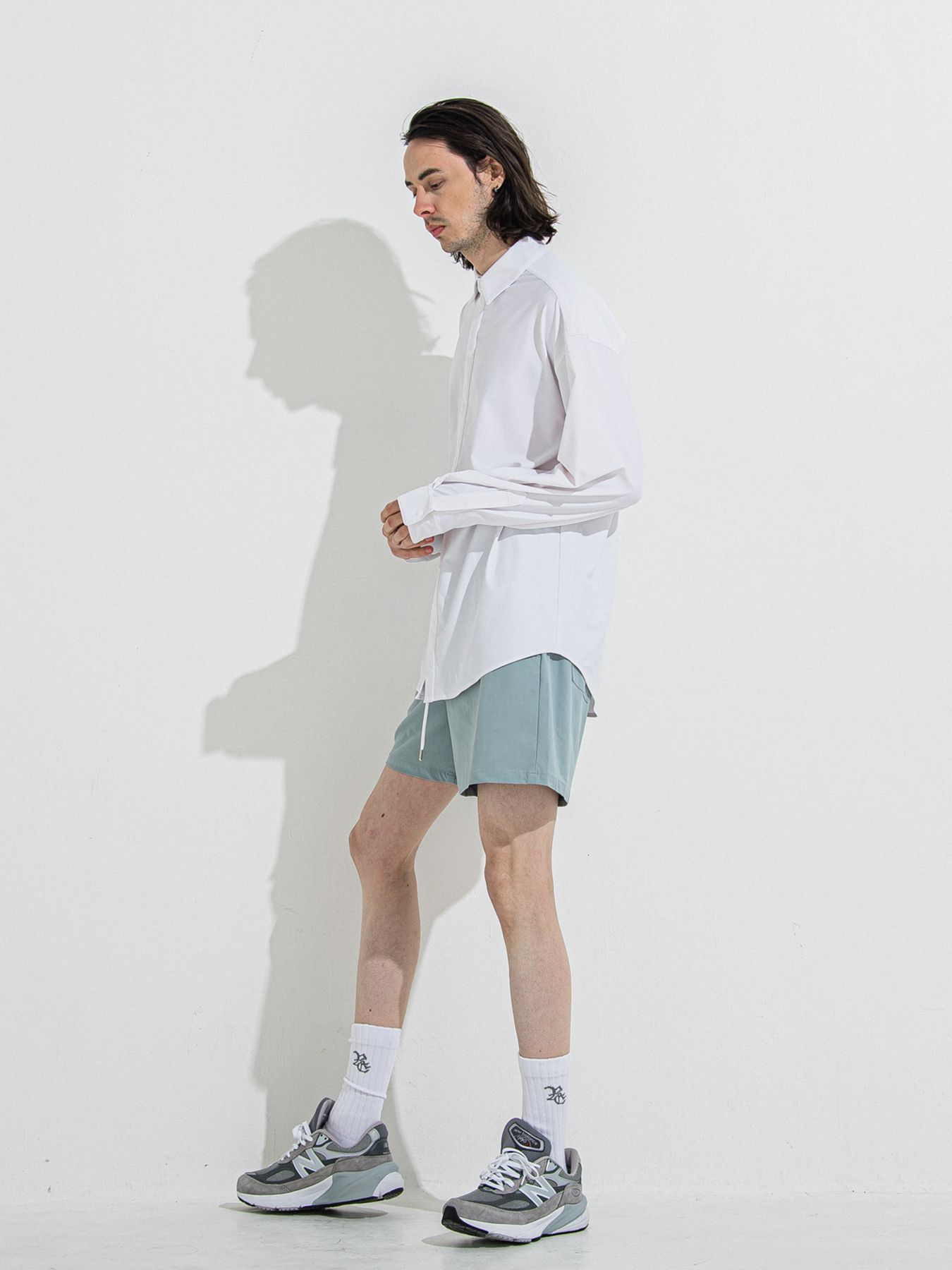 【予約品 】TV NYLON SHORTS / ティーヴィーナイロンショーツ / アクア