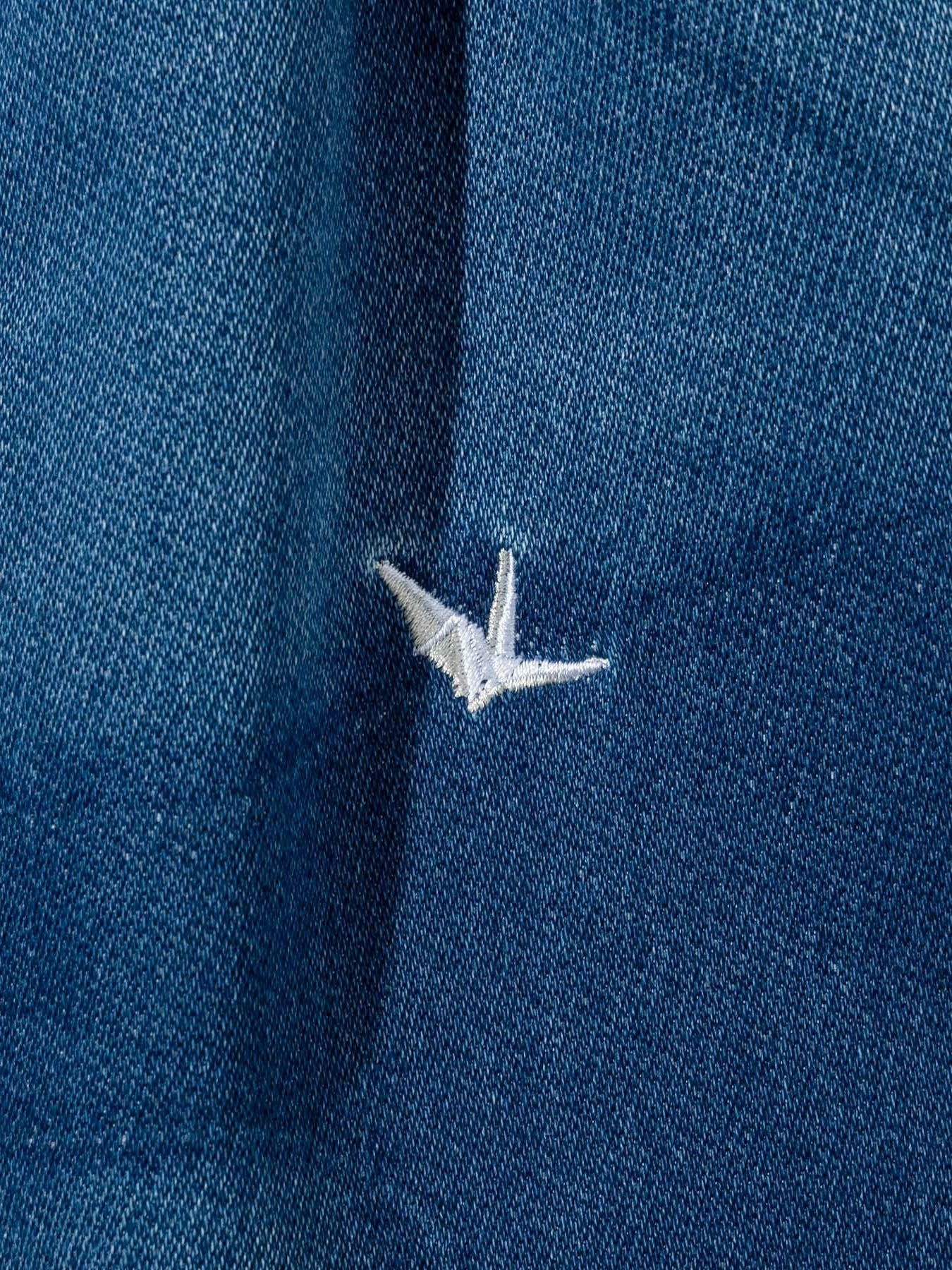 カモ柄ジョグデニムパンツ / インディゴ