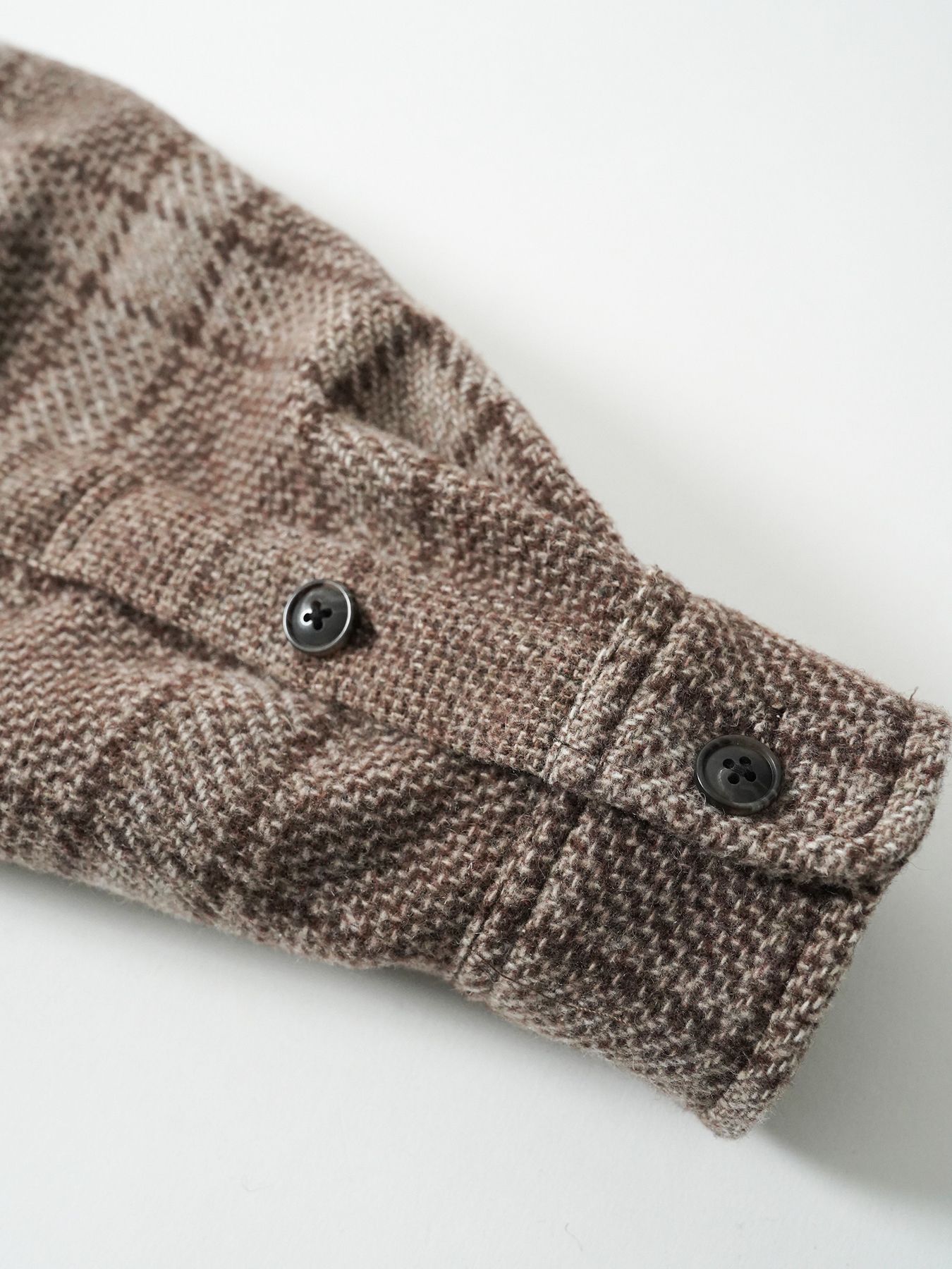 【予約品 5月6日(水) 締切】WOOLCHECK-SPORTJACKET / ヴィンテージシャツジャケット / ブラウン系