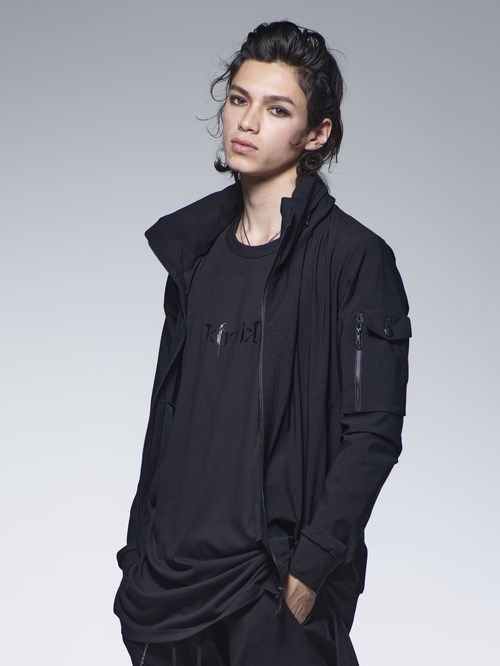 《予約品》 StandCollarJersey / スタンドジャージブルゾン / ブラック プリント無し【kiryuyrik】 9月以降入荷予定