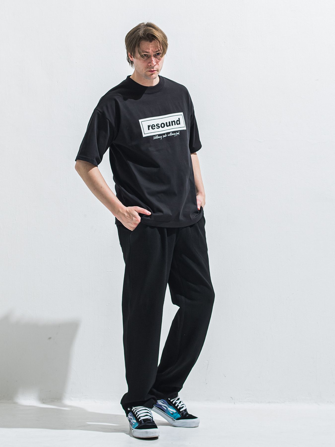 【予約品 2月15日(日) 18:00 締切】BOX OVER TEE / ボックスロゴオーバーTシャツ / ブラック