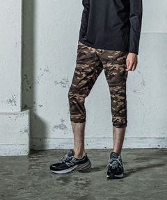《予約11月17日19時締め》 RE cropped PT / ナイロンイージークロップドパンツ / カモカーキ