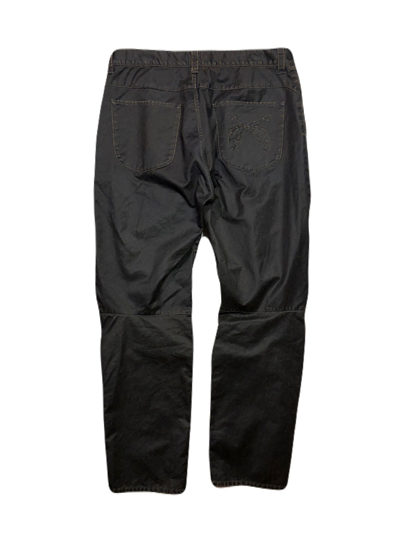 【予約品 3月9日(月) 18:00 締切】S.WASH COATING PT / ストーンウォッシュ コーティング チノクロス モトクロス パンツ / ブラック