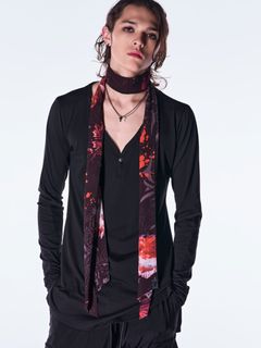 【予約品 6月29日(月) 締切】Goth Flora Stole / ストール / ブラック