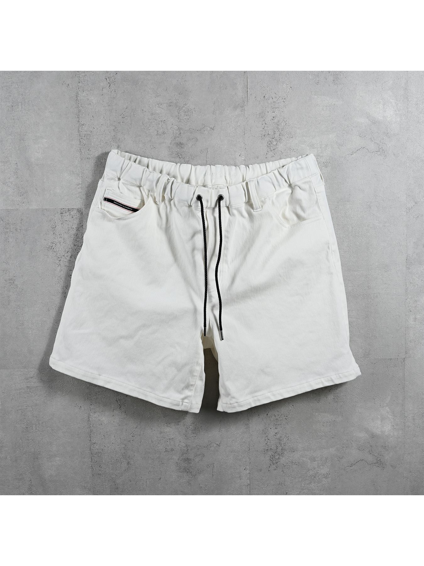 【予約品】DENIM JERSEY SHORTS / デニムジャージショーツ / ホワイト