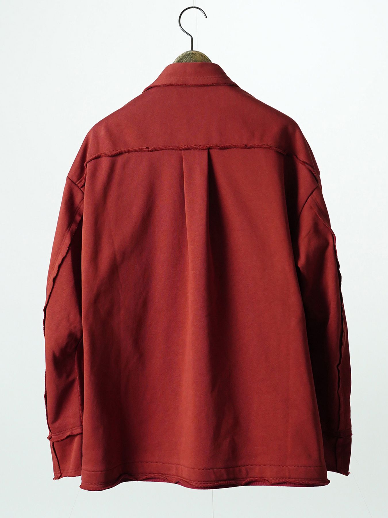 【予約品 7月5日(日) 締切】SWEAT OVERSHIRTS / スウェットオーバーサイズシャツ / レッド