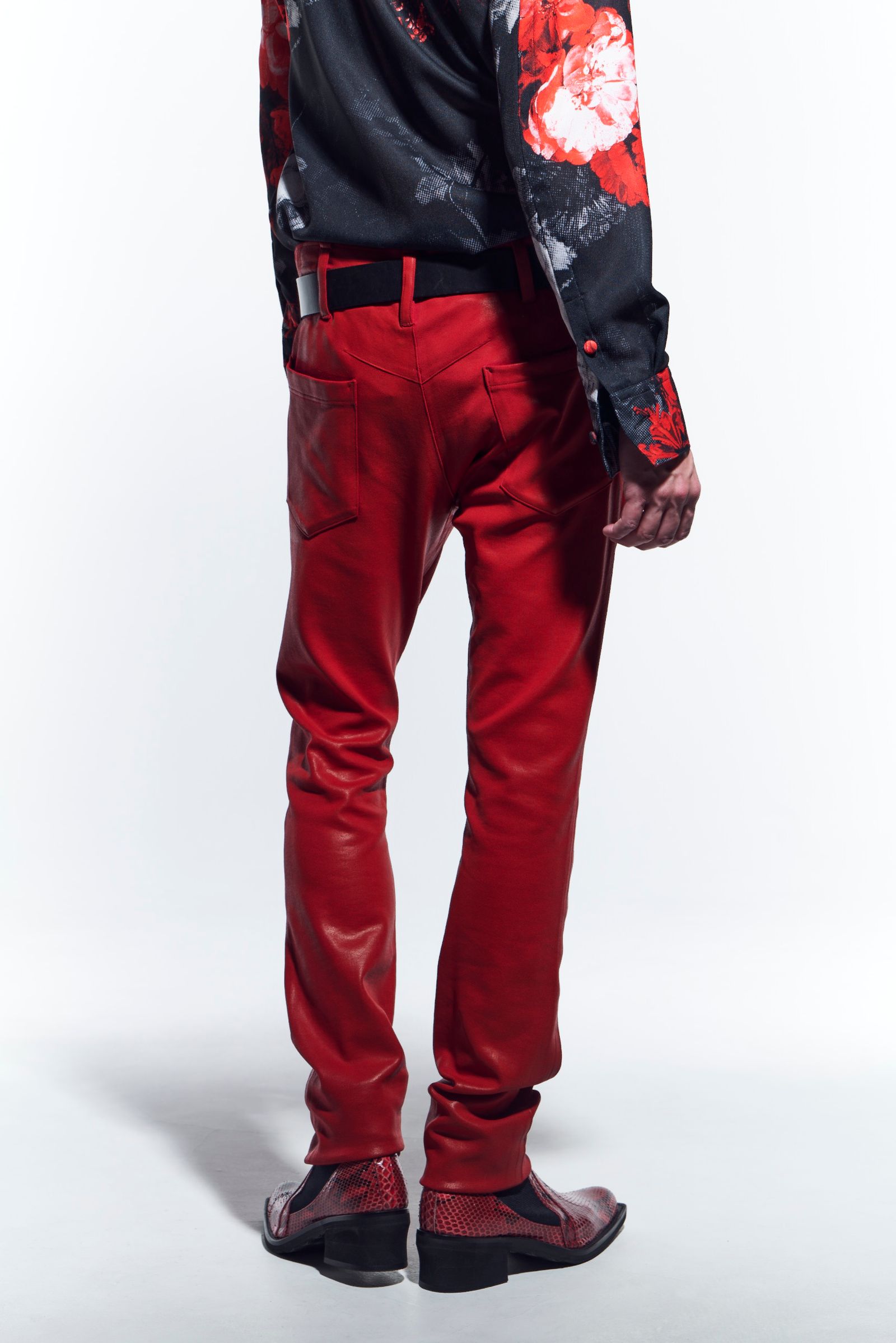 《予約品》 SkinnySlacks スラックス PonchJersey / Red 【kiryuyrik】 3月入荷予定