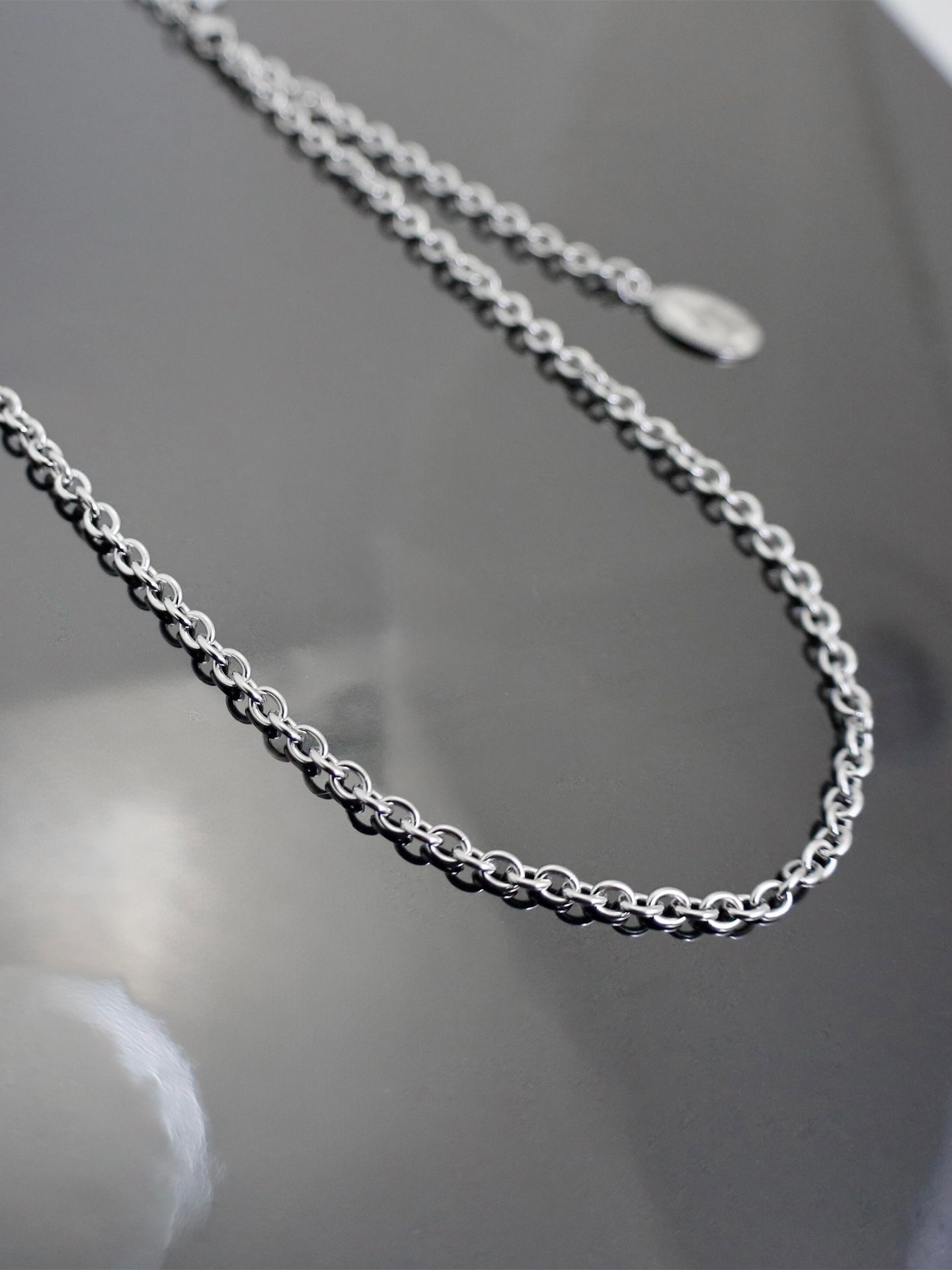 《受注生産》GODSIZE® MEDAL STAINLESS CHAIN #2 75 / ゴッドサイズ® メダイ ステンレスチェーン #2 75 / 注文から1～2週間後入荷予定