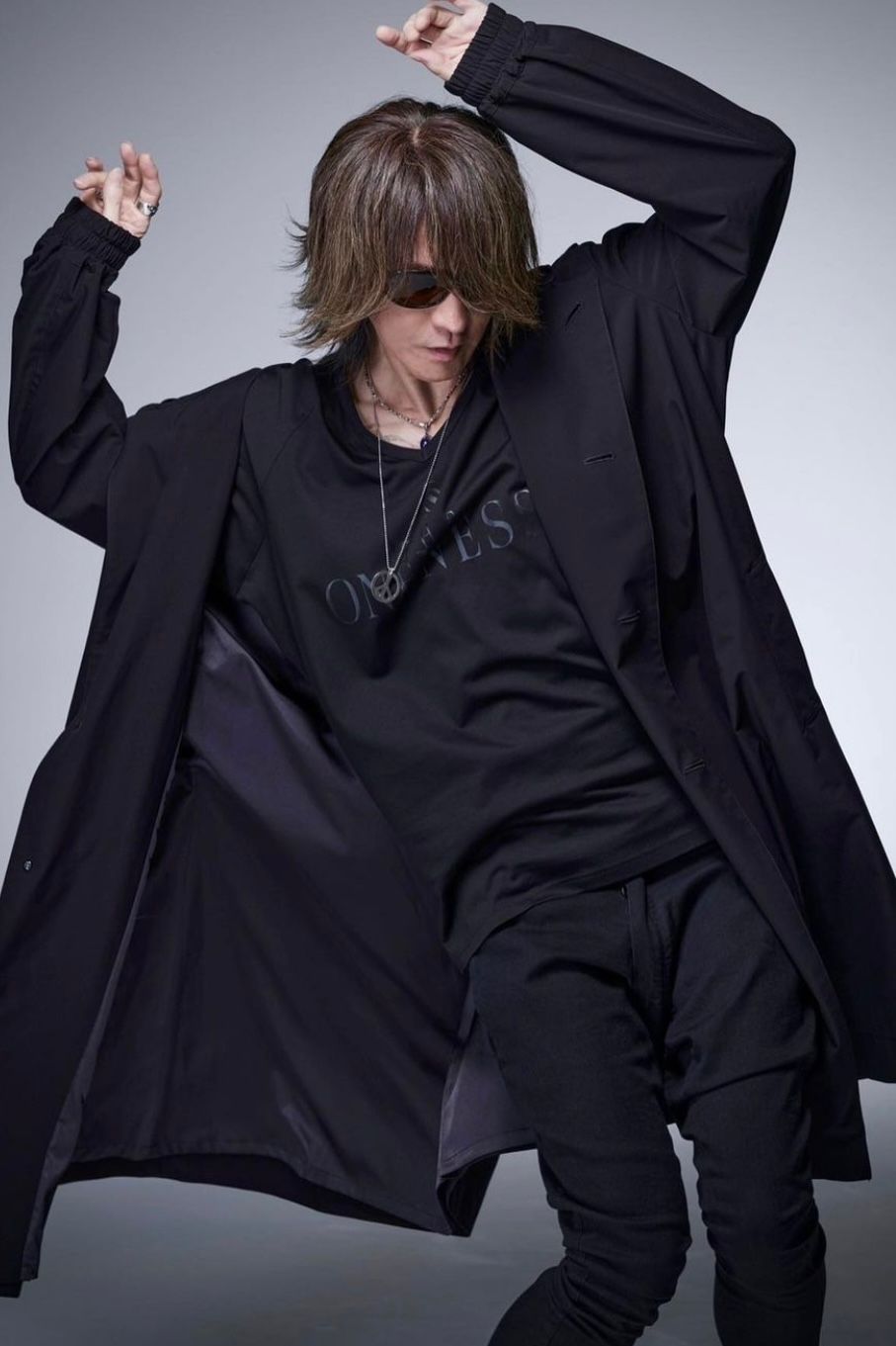 Recycled PEs Oversize Hoodie Coat  / ブラック 【THE ONENESS】