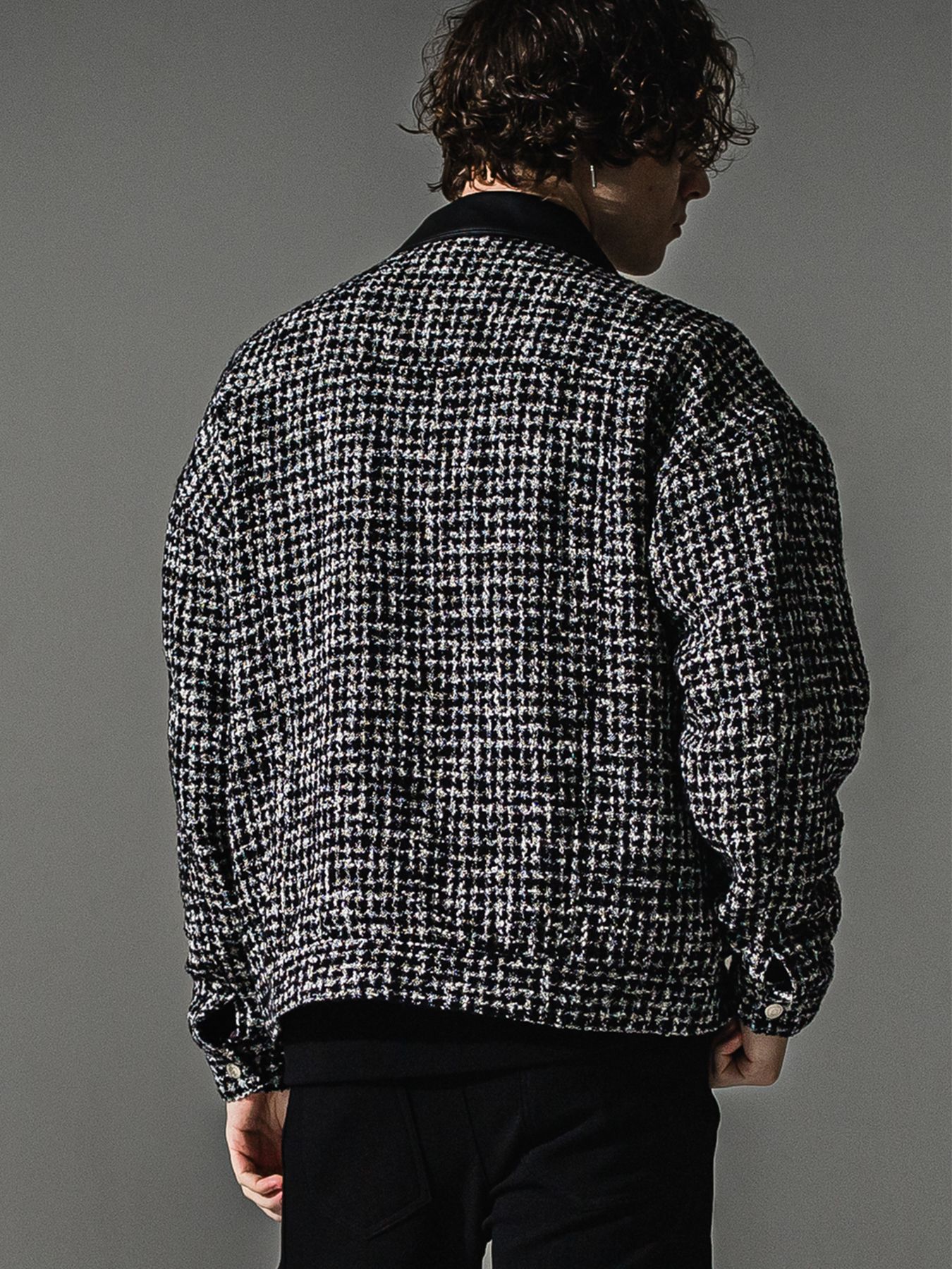 【予約品】FCTWEED 2nd jk / ファンシーツィード ジャケット / ブラック