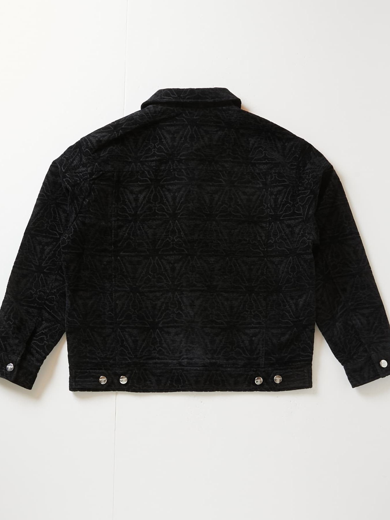 BOY VELVET JACQUARD JACKET / ジャケット / ブラック