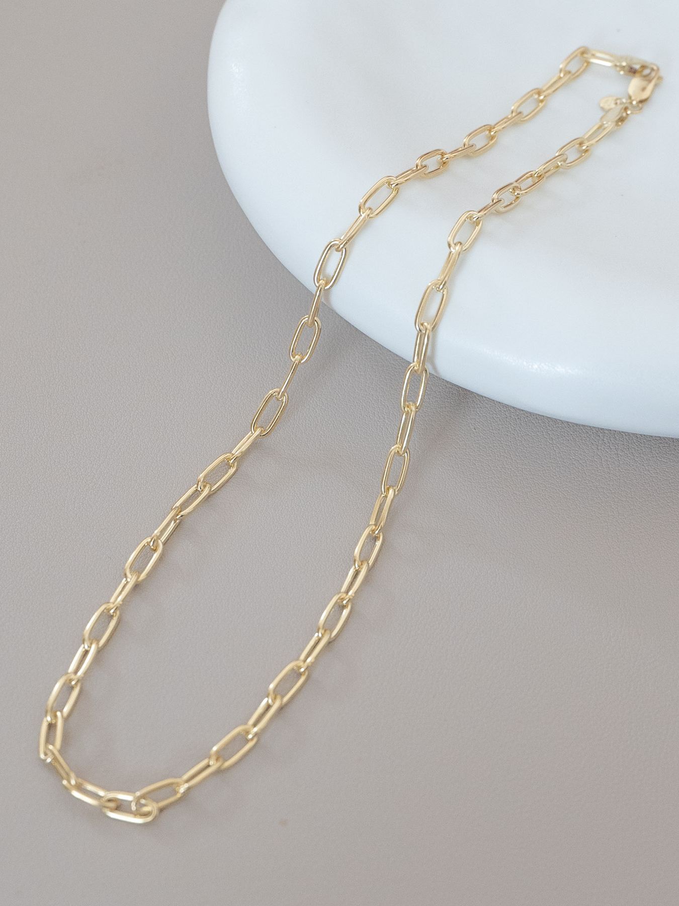 《予約品》 THICK AZUKI CHAIN / チェーン / ゴールド 【Iroquois.SENTI】
