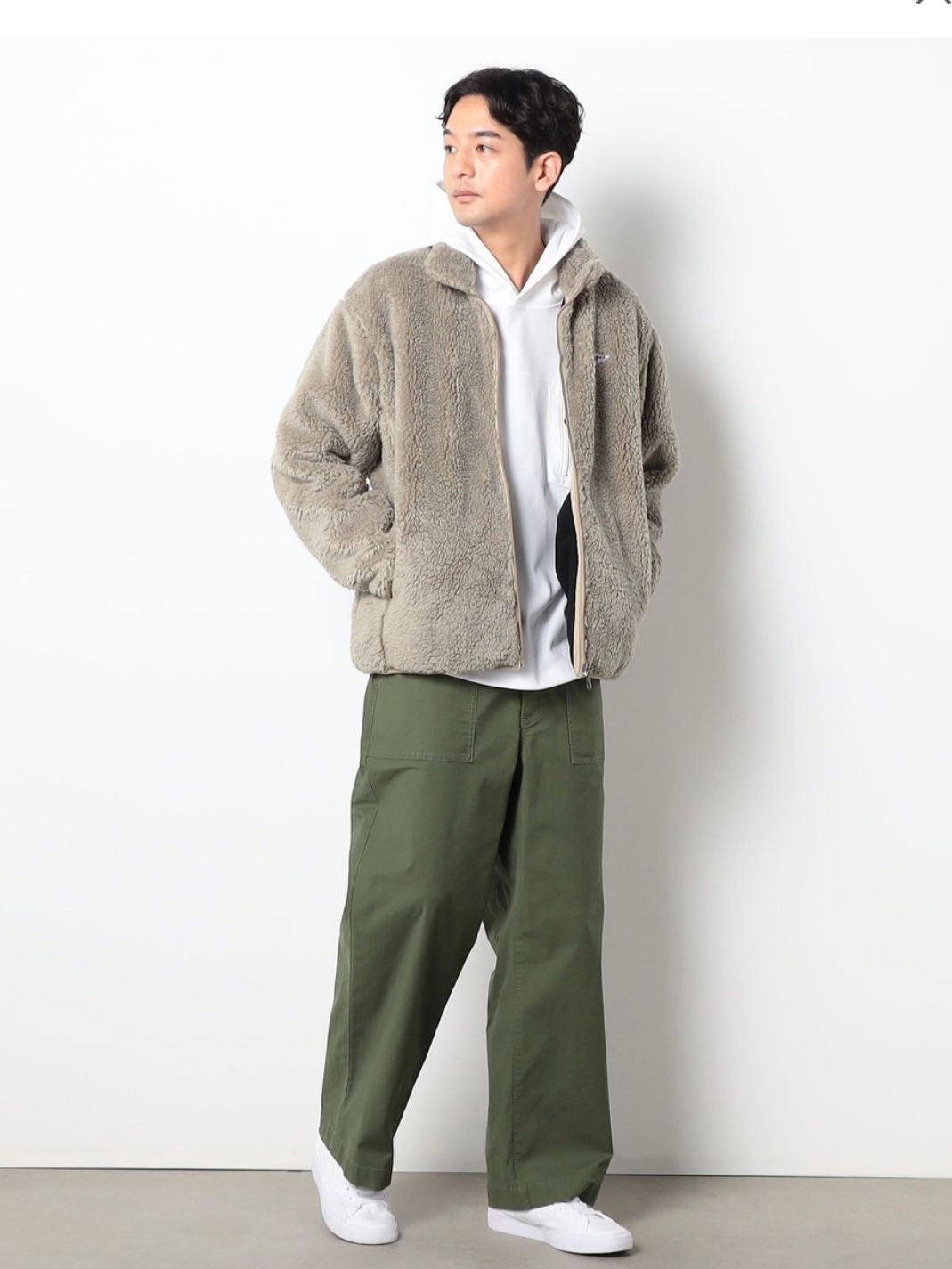 ワイドベイカーパンツ カーキ＜ブルックリンオーバーオール＞【BROOKYM OVERALL】