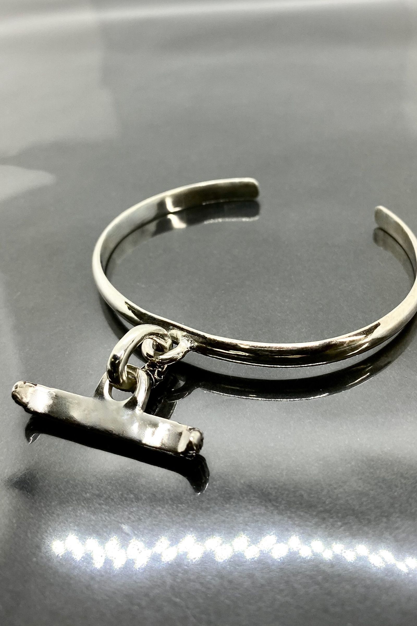 《受注生産》 BANGLE BRACELET [T-BAR] バングル 【GOD SIZE】 注文から1~2週間後入荷予定