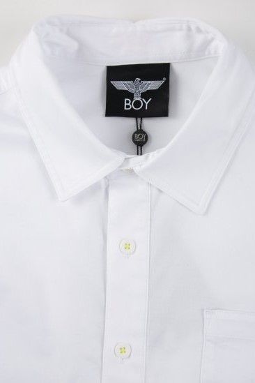ストレッチブロードシャツ / WHITE 【BOY LONDON】