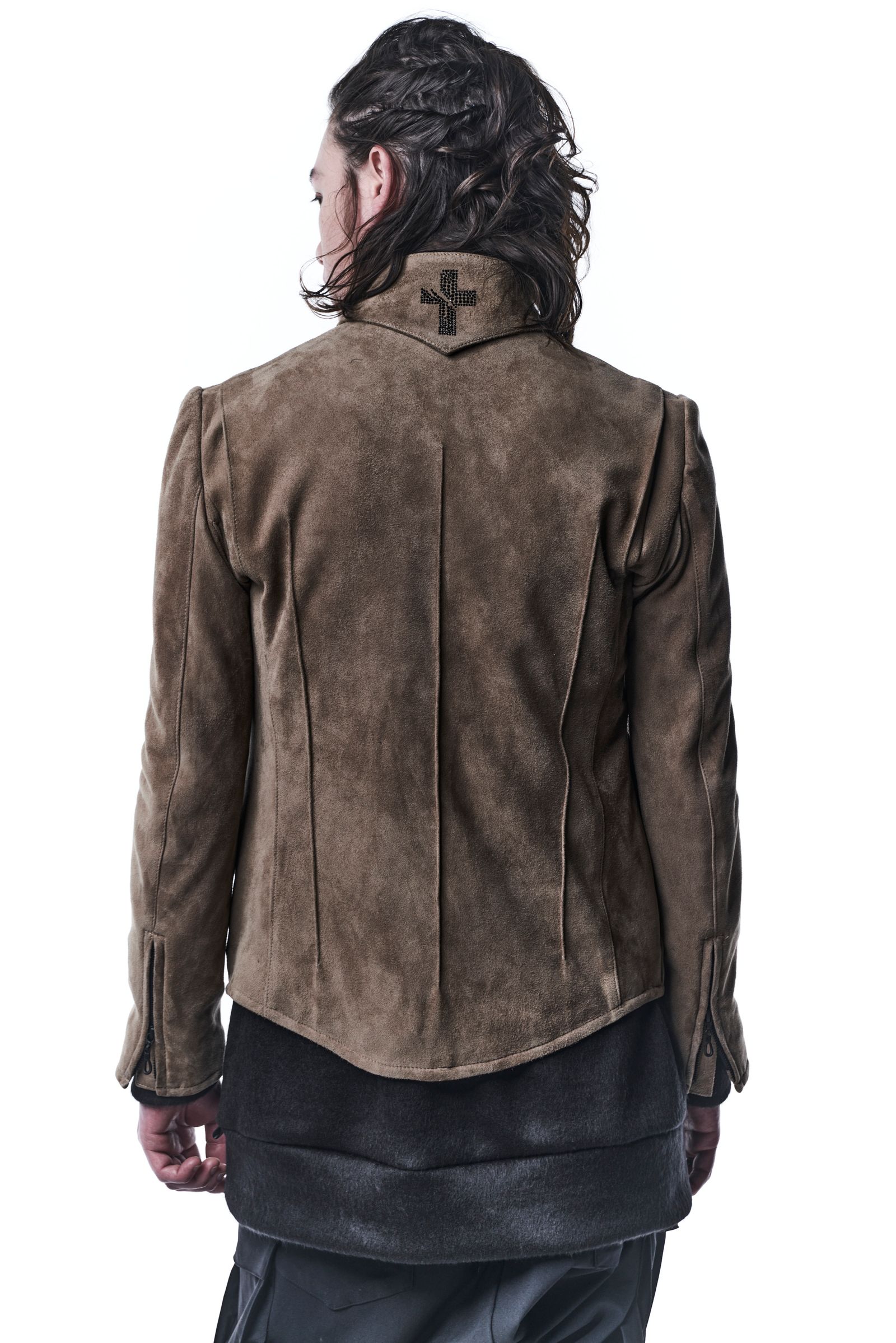 《予約品》 SingleRidersJacket ライダースジャケット GoatSuede / Beige 【kiryuyrik】 10月入荷予定