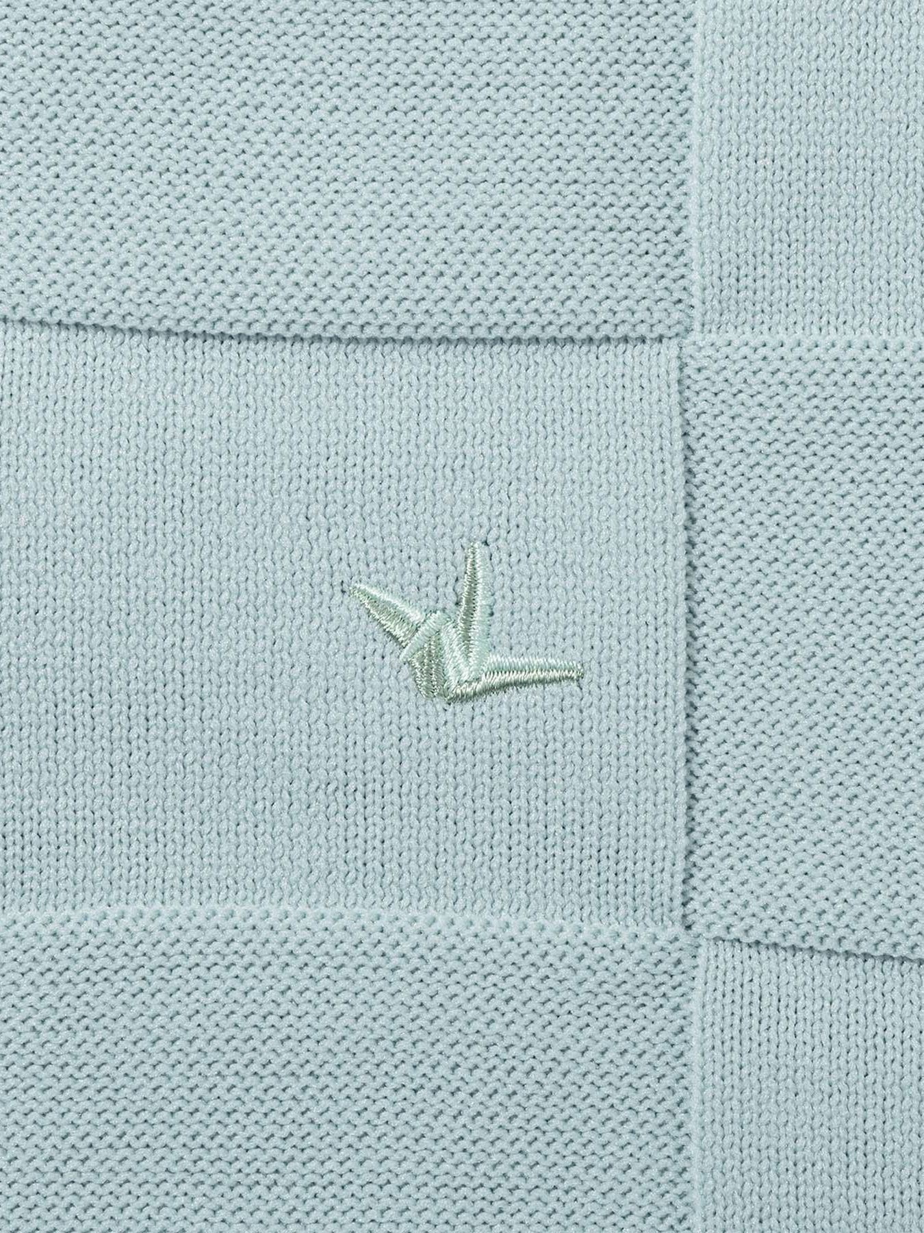 ブロックニット半袖Tシャツ / ホワイト