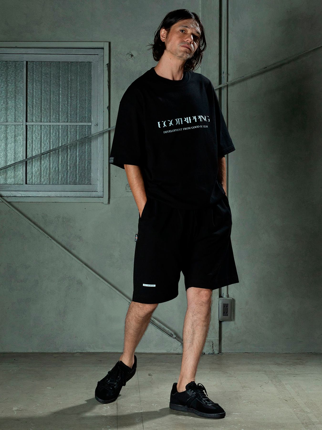 【予約品 11月9日(月) 締切】HEAVYJERSEY Box / ヘビーオンスジャージー ショーツ / ブラック
