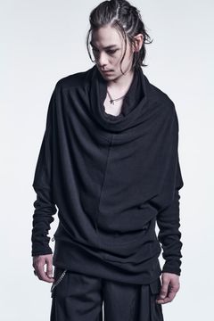 《予約品》 DolmanHighNeck HeatTechJersey / Black 【kiryuyrik】 9月入荷予定