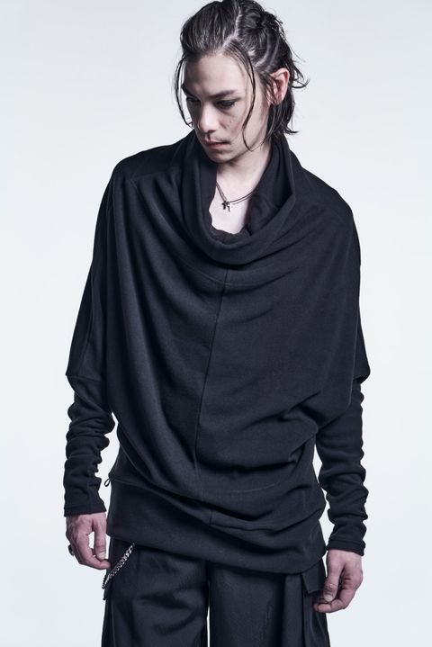 《予約品》 DolmanHighNeck HeatTechJersey / Black 【kiryuyrik】 9月入荷予定