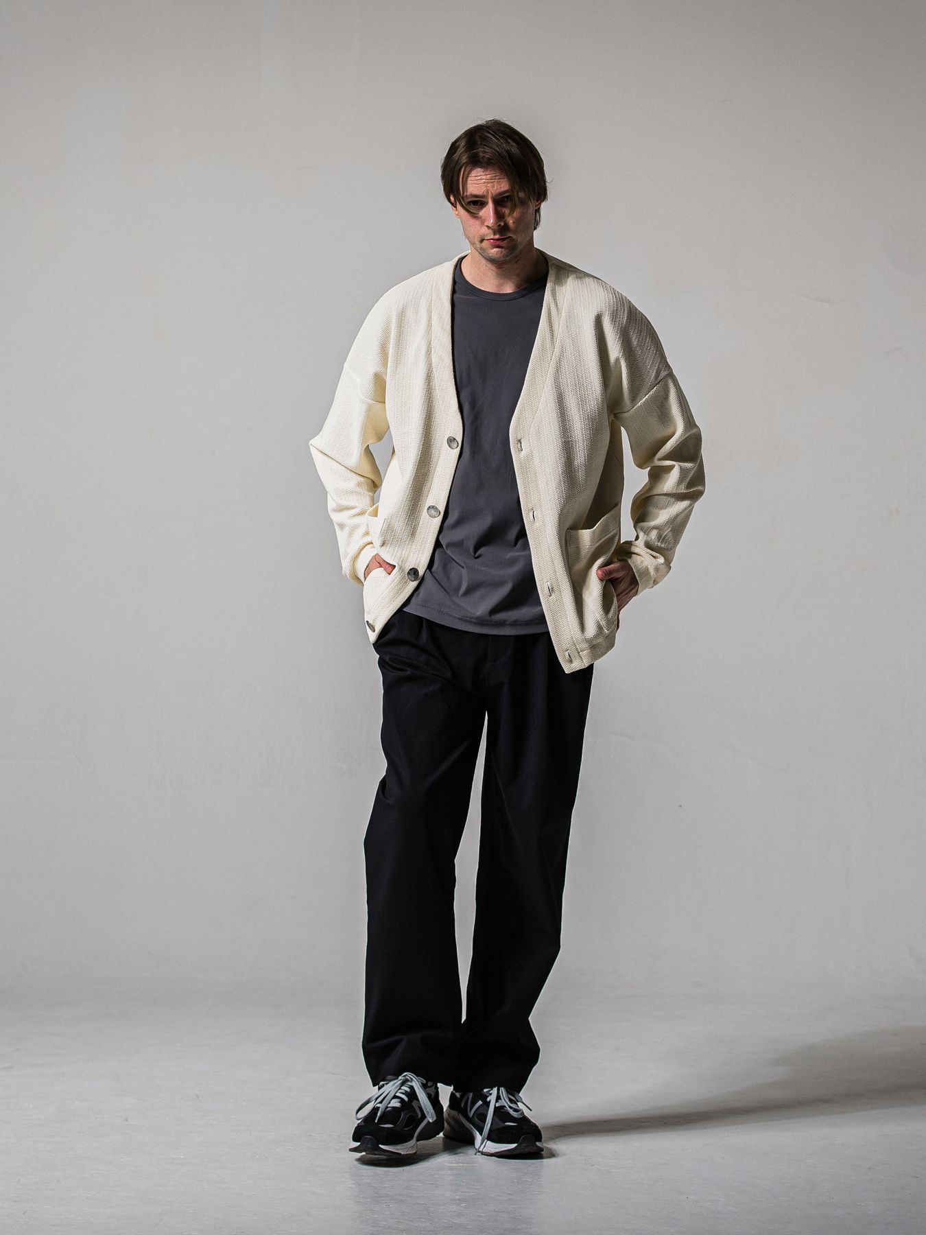 【予約品 11月16日(日) 締切】BEN PANTS / ワイドルーズパンツ / ブラック