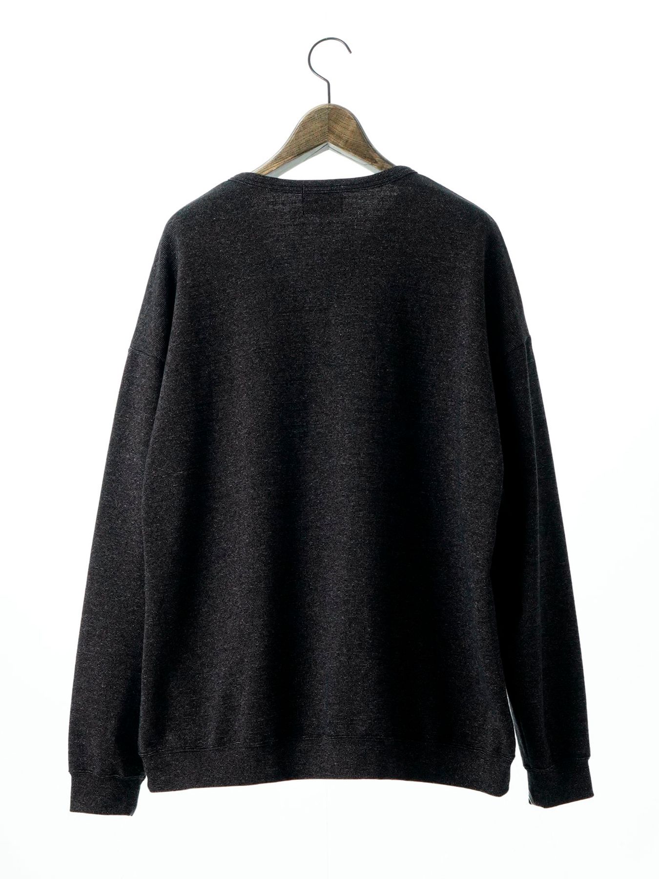 【予約品 】Deepfront / カットソー / 杢ブラック