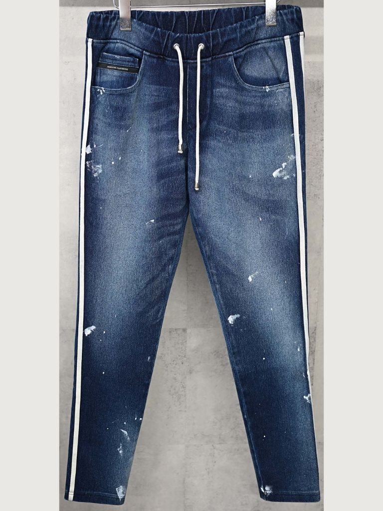 《予約9月1日18時締め》 EX denim jersey  BLINDLINE   PT  / ラインパンツ / ディンドブルー