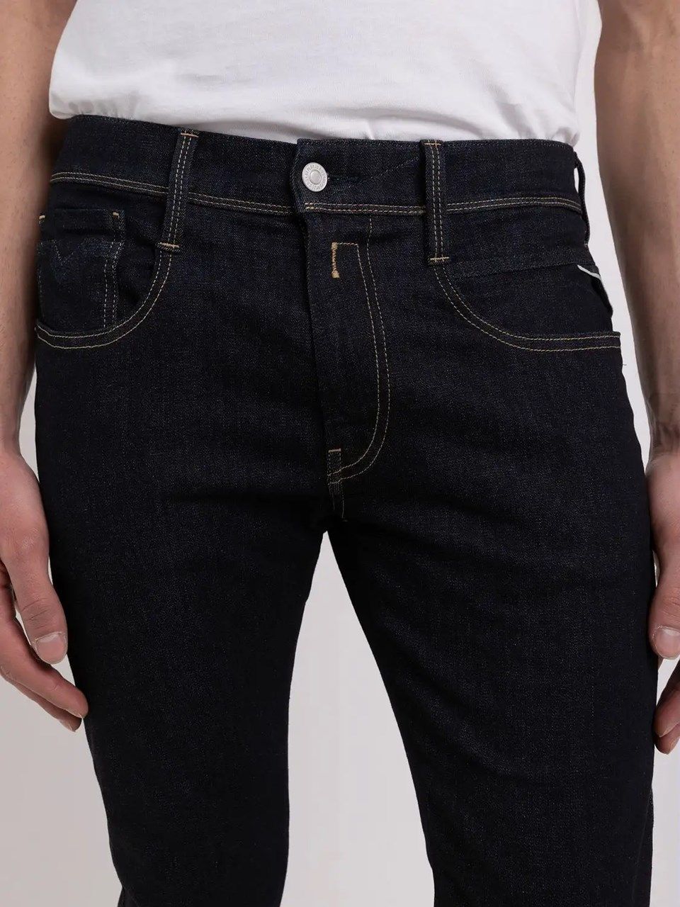 REPLAY リプレイ デニム パンツ ジップ ANBASS インディゴ 33 REPLAY リプレイ デニム パンツ ジップ ANBASS インディゴ 33