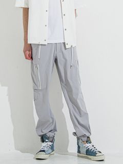 【予約品 】DAVID NYLON CARGO PANTS / デヴィッドナイロンカーゴパンツ / グレー