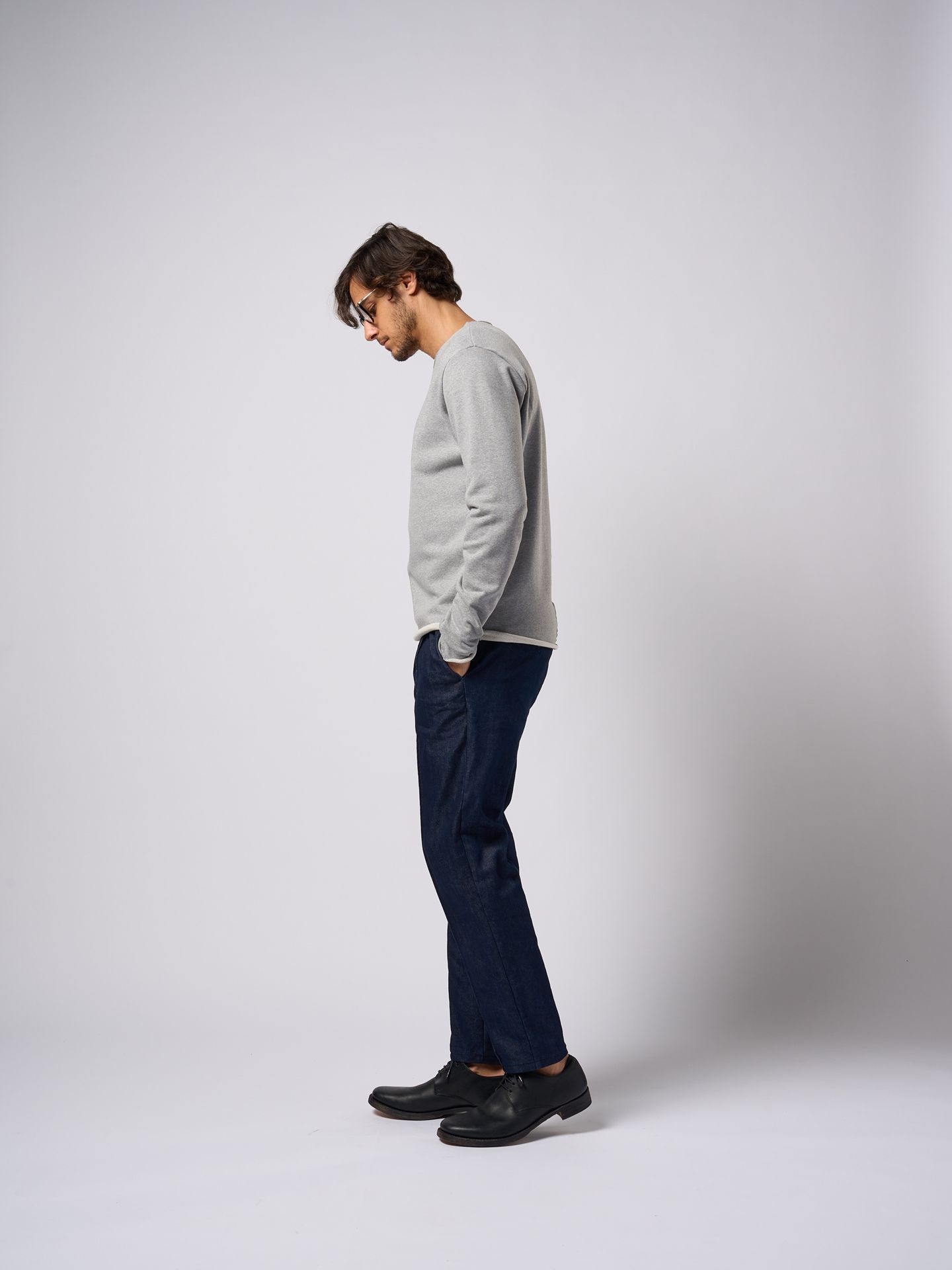 【予約品9月19日 10時締め】 cut-off sweatshirt  / Tシャツ / グレー